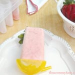 frozen yogurt, ice pop recipe, strawberries, summer recipes
