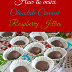 homemade raspberry jellies, hometown christmas, homemade holidays, homemade candy, raspberry jellies, chocolate covered raspberry jelly candy