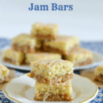 old fashion jam bars, cake bars, jam bar recipe,