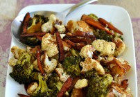 Balsamic Roasted Vegetable Medley, Pompeian, Roasted Vegetables,