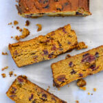organic coconut flour, coconut oil, pumpkin bread, cranberries, paleo recipes, gluten free recipe