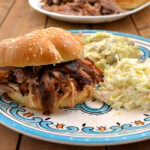 Easy Crock Pot Pulled Pork Sandwich