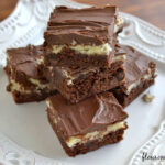 Brownie-Cheese-Cake-Bars via flouronmyface.com