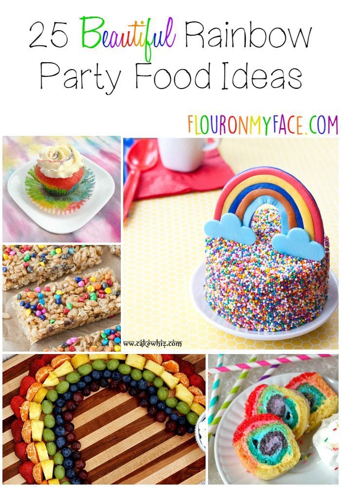 25 Rainbow Party Food Ideas Flour On My Face