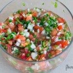 Homemade Pico de Galo reipe is the best Mexican Food Topping