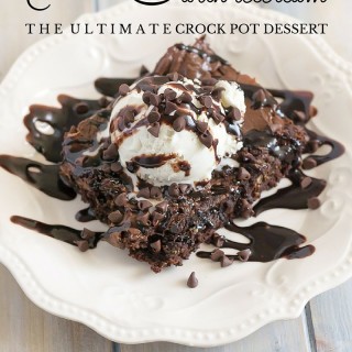 Crockpot recipe: Crock Pot Peanut Butter Caramel Brownies recipe via flouronmyface.com