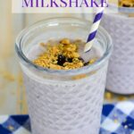 Blueberry Pie Milkshake #DairyEnvy #Lactaid
