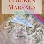 Freezer Meals: Crock Pot Chicken Marsala recipe via flouronmyface.com . Get your meal planning done with easy freezer cooking.