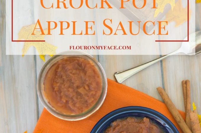 Crock Pot Apple Sauce recipe using Gala apples via flouronmyface.com
