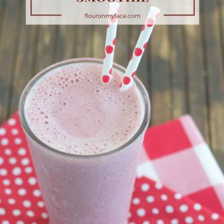 Sweet Cherry Kefir Smoothie recipe via flouronmyface.com