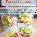 How To Freeze Sweet Bell Peppers