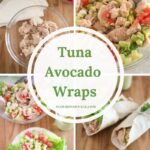 Healthy Low Carb Tuna Avocado Wraps