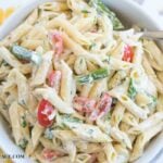 Fresh Asparagus Tomato Pasta recipe