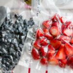 How To Freeze Berries for Jam via flouronmyface.com
