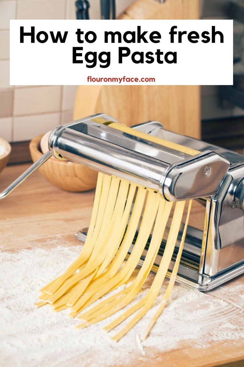 Making homemade pasta with a Althea pasta maker.