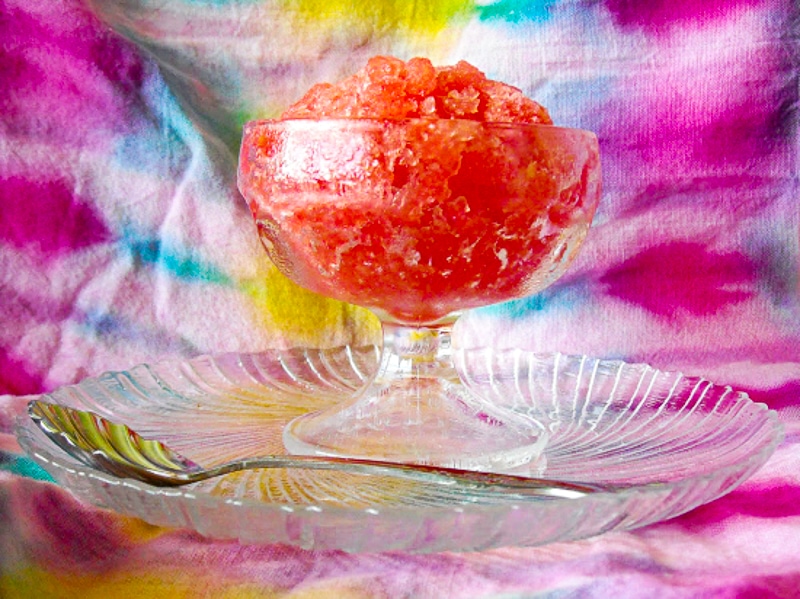 How To Make homemade Italian Ice Watermelon Granita recipe