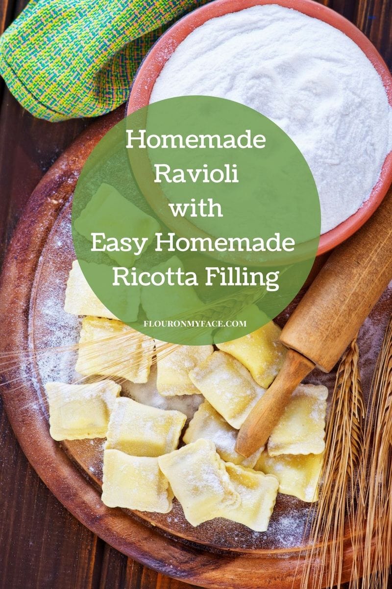 How To Make Homemade Ravioli with easy Homemade Ricotta Filling