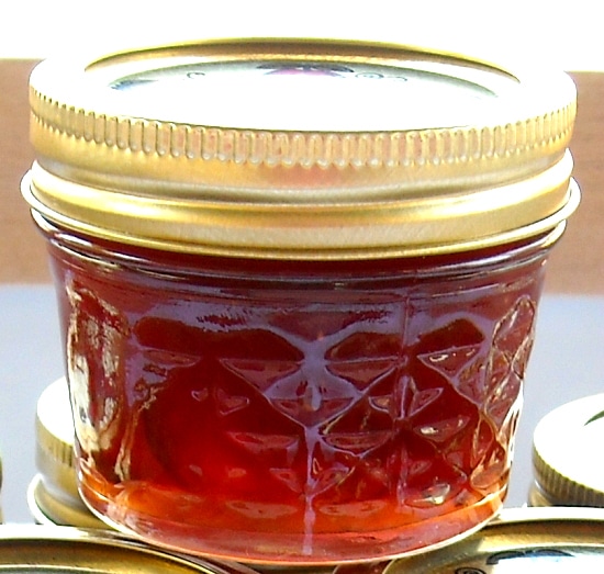 Carambola and strawberry Jam recipe via flouronmyface.com made with fresh from Florida carambola starfruit.