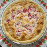 Strawberry Sponge Pie