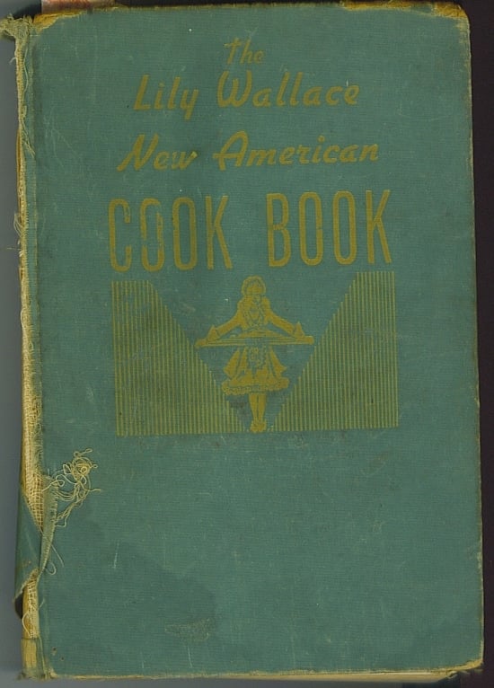 Lily Wallace Vintage Cookbook, 1946, vinatge recipes, kuchen pudding