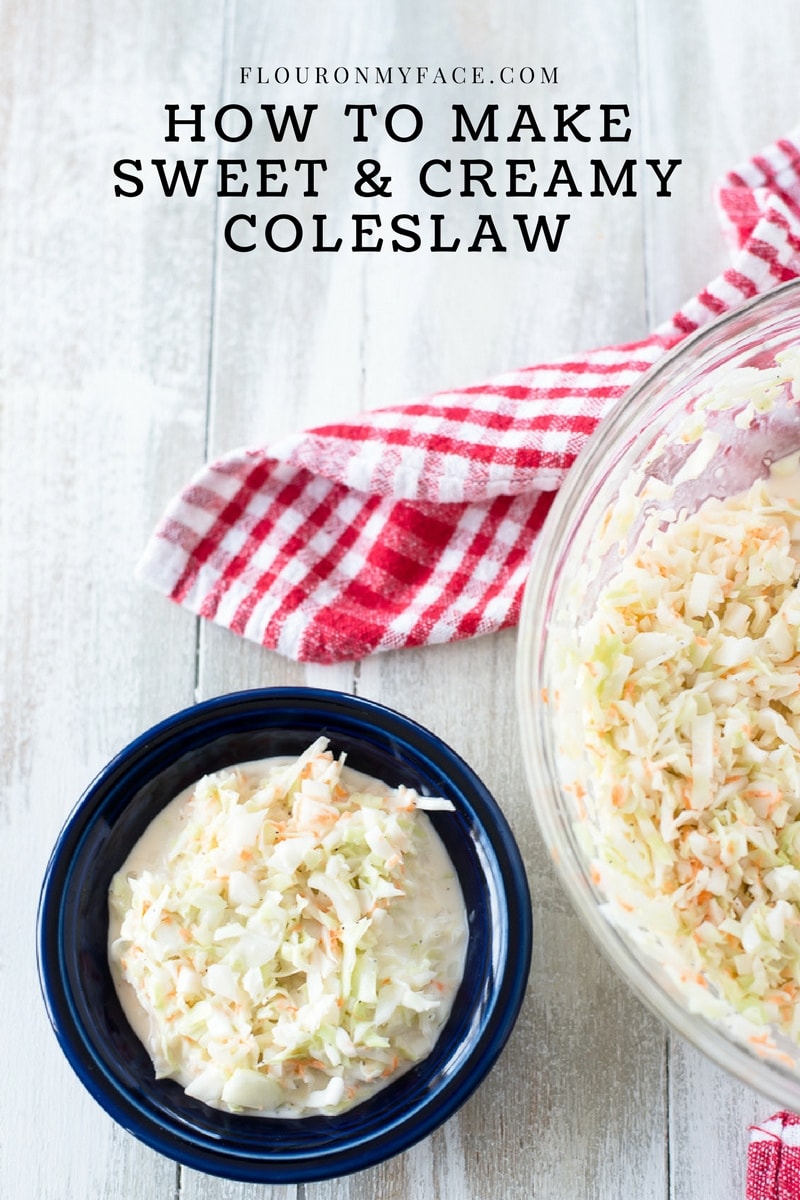 How To Make Coleslaw that tastes just like KFC Sweet Coleslaw