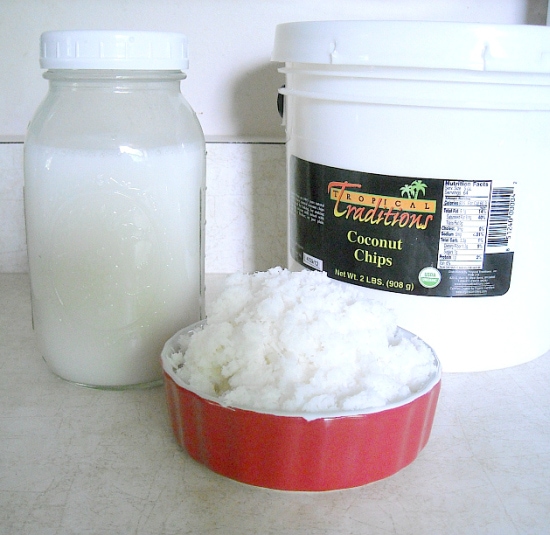How to make Coconut Milk, Coconut chips, DIY Coconut Milk, Tropical Traditions