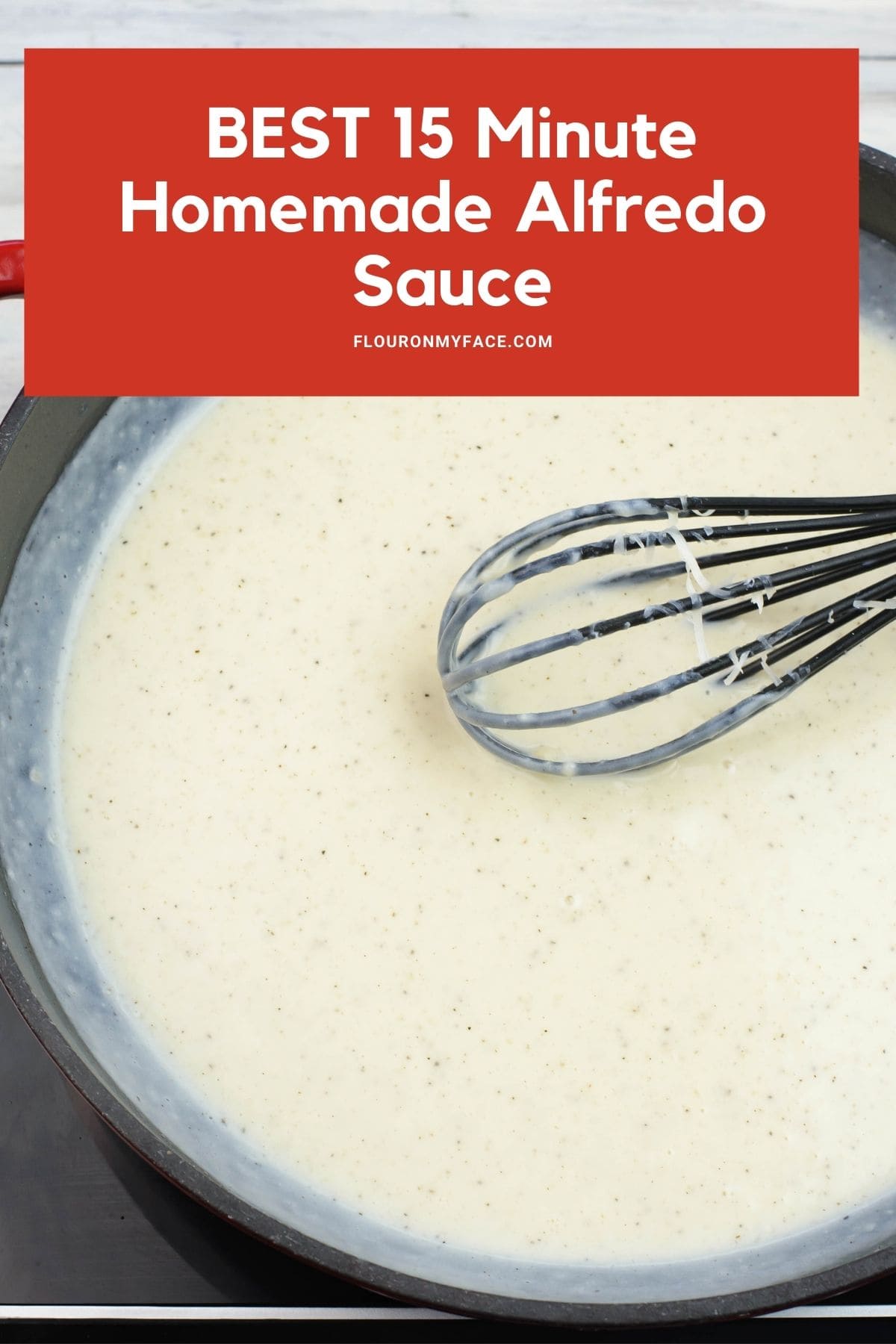 Alfredo Sauce with Milk Flour On My Face