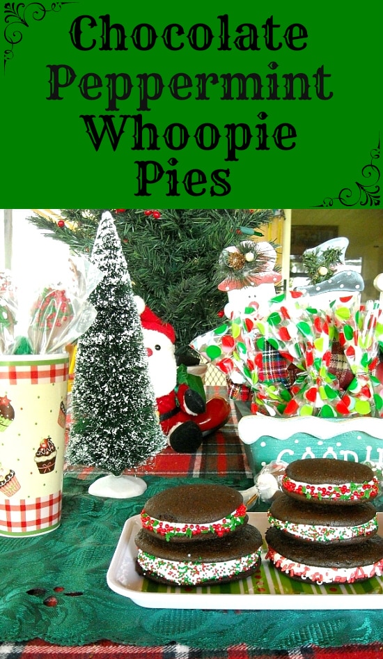 Christmas Whoopie Pies, Homemade Christmas, Whoopie Pie Recipe, Christmas Recipes