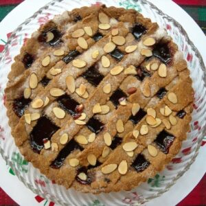 Raspberry Tart, Linzer Torte, Christmas Dessert Recipe