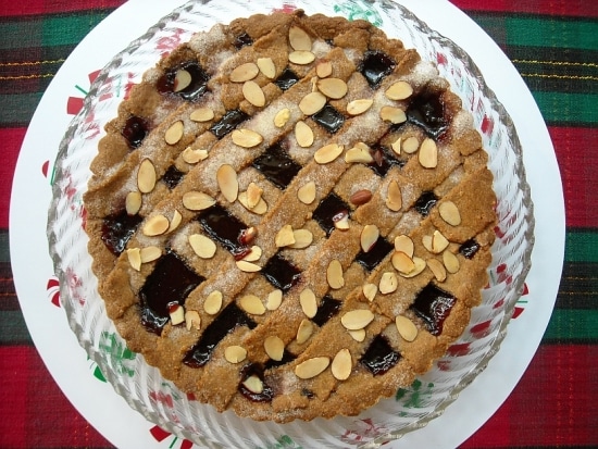 Raspberry Tart, Linzer Torte, Christmas Dessert Recipe