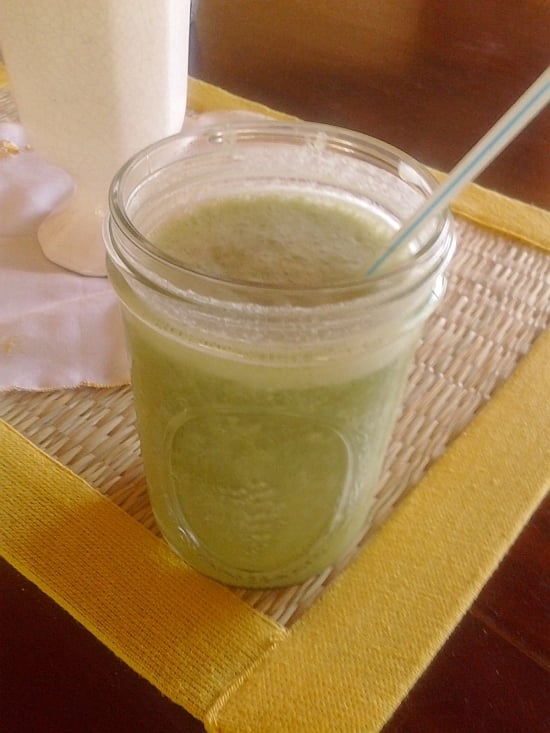 A Green Monster Smoothie Recipe - Flour On My Face