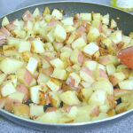 This easy Garlic Potatoes recipe only has 2 ingredients plus the spices. It is easy to make and guaranteed to become a family favorite side dish recipe via flouronmyface.com