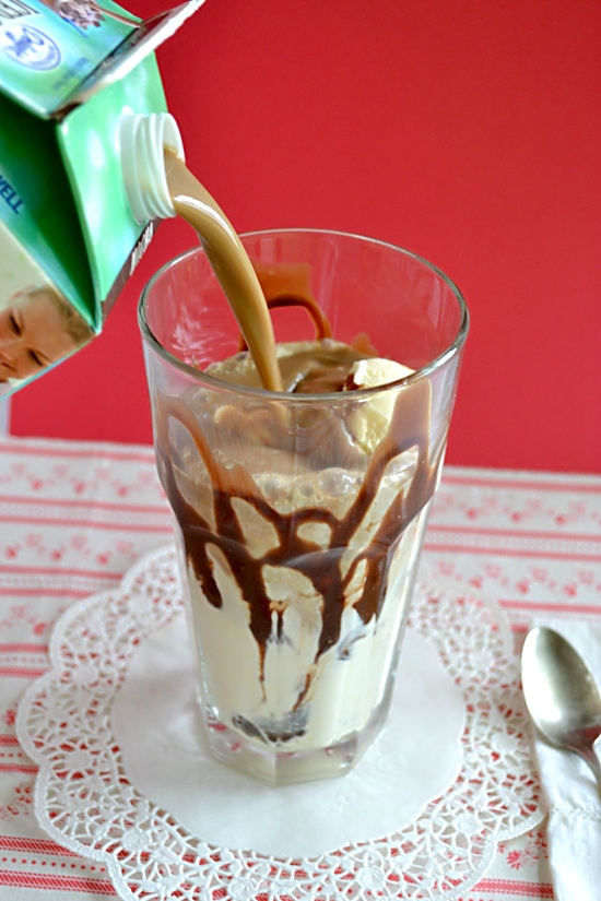 Coffee Milkshake With Mocha Flavor + Video, DF