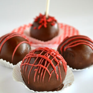 Chocolate Covered Cherry Cakeballs