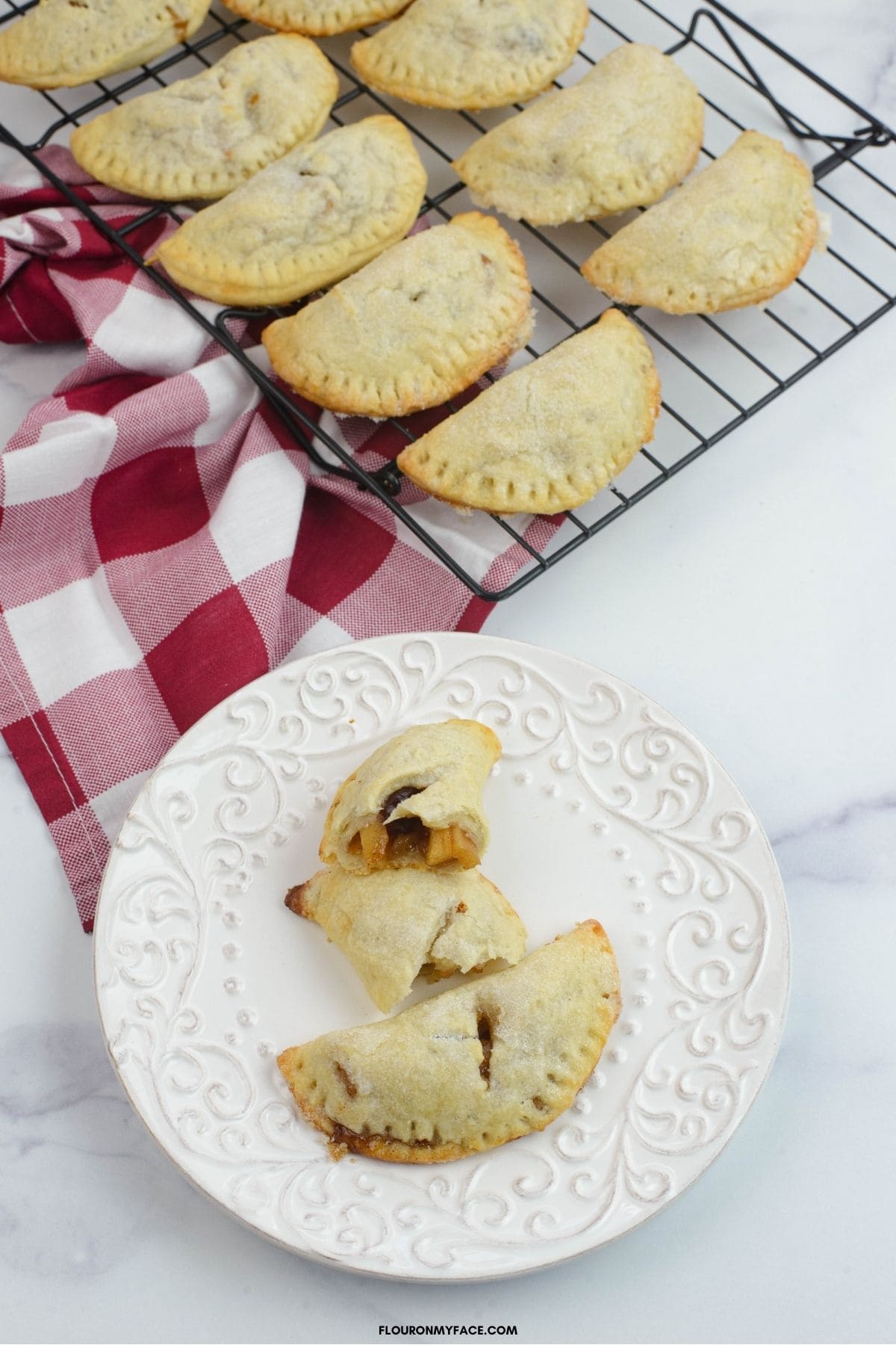 Apple Cranberry TurnoversFlour On My Face