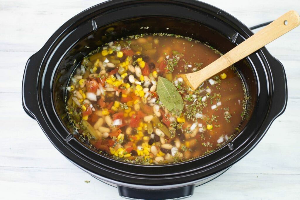 Crock Pot Vegetable Pasta SoupFlour On My Face