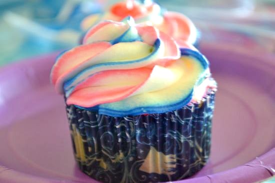 Disney Royal Cupcakes for the #DisneyPrincessWMT Party