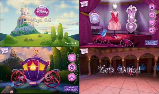 Disney Princess Royyal Ball App Collage