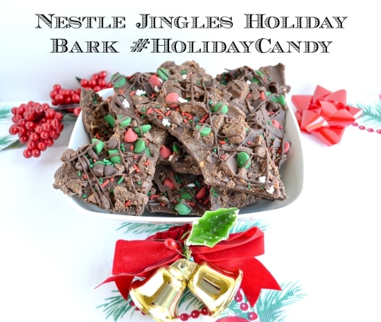 Nestle Jingles Holiday Bark Recipe #HolidayCandy 