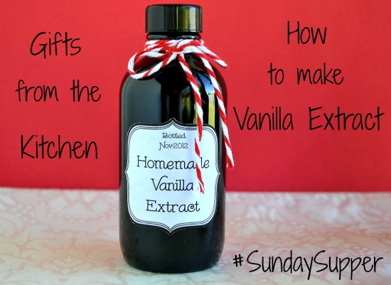 Homemade Vanilla Extract DIY for Gifting