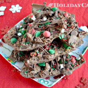 Holiday Candy ideas using Nestle Jingles candy and milk chcolate morsels chips