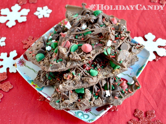 Holiday Candy ideas using Nestle Jingles candy and milk chcolate morsels chips