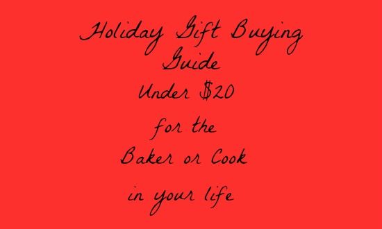 Holiday Gift Guide for the Baker or Cook