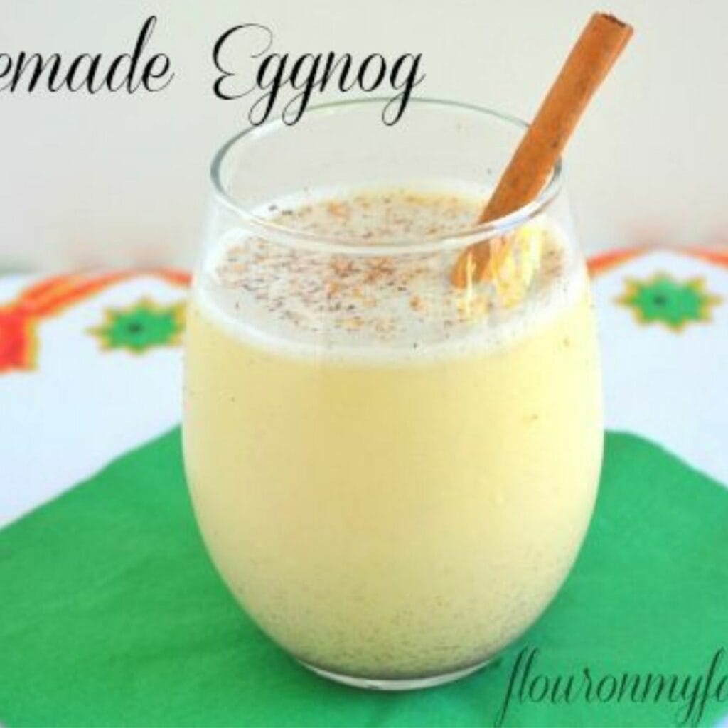 Homemade Eggnog Flour On My Face