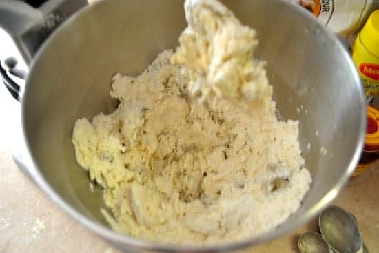 mixing bread dough, stuffing bread recipe