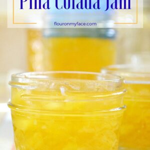 Pina Colada Jam recipe made in the Ball automatic jam and jelly maker via flouronmyface.com #ad #canitforward