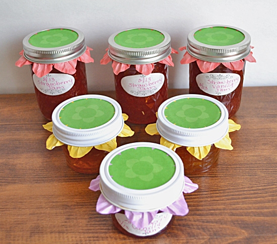 Cupcake Liner Mason Jar Gifts