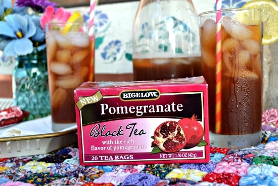 Bigelow, Pomegranate. Iced Tea