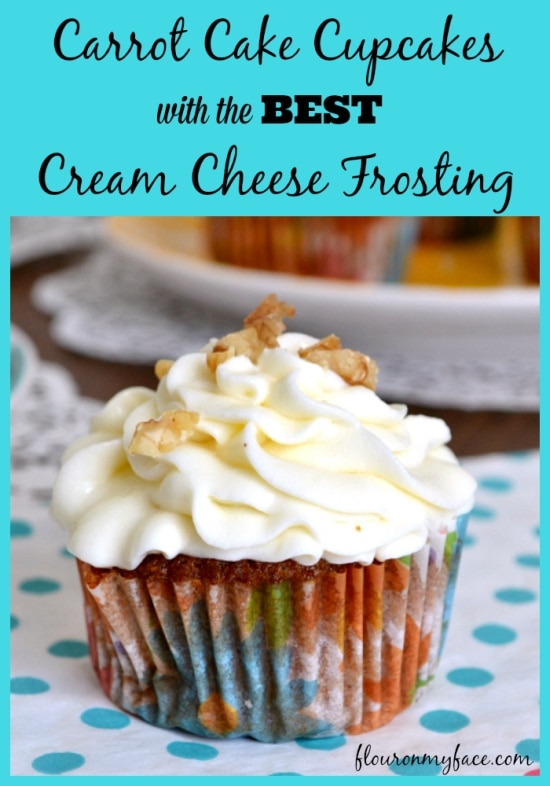 carrot cake cupcakes, cream cheese frosting, carrot cake recipe, cream cheese frosting recipe