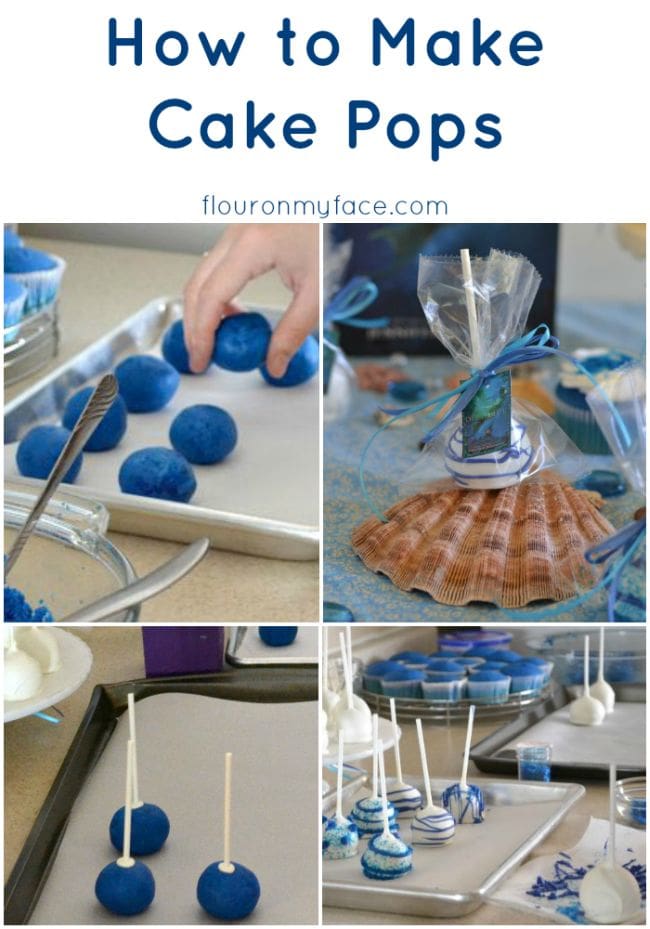 How To Make Cake Pops Flour On My Face